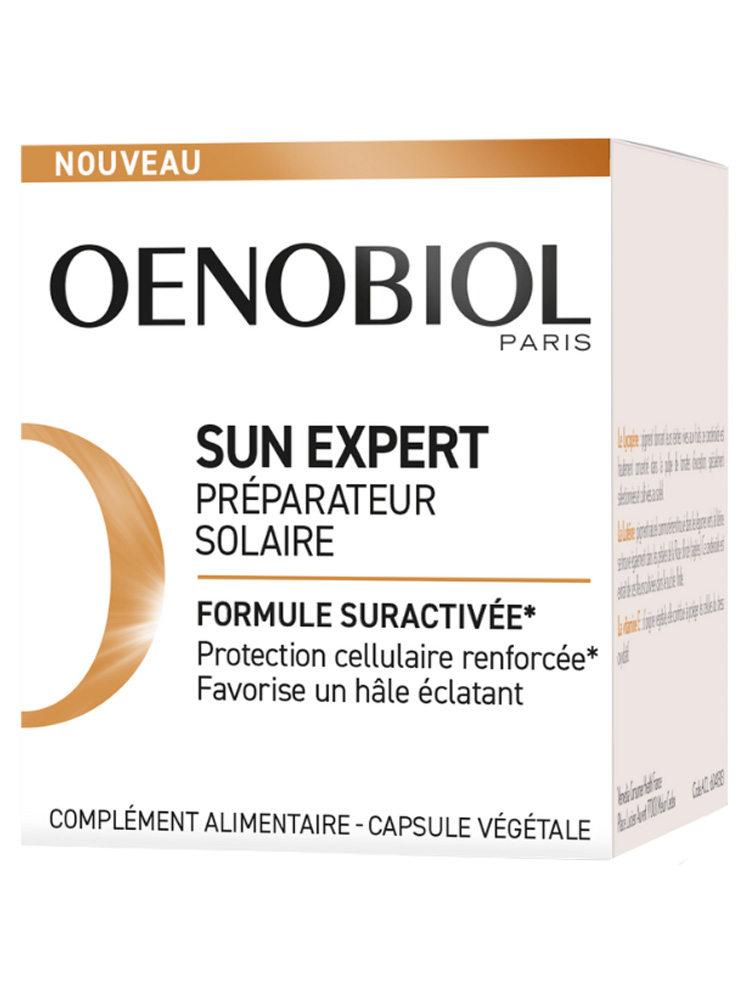 Oenobiol Sun Expert Préparateur Solaire Antioxydant 30 capsules